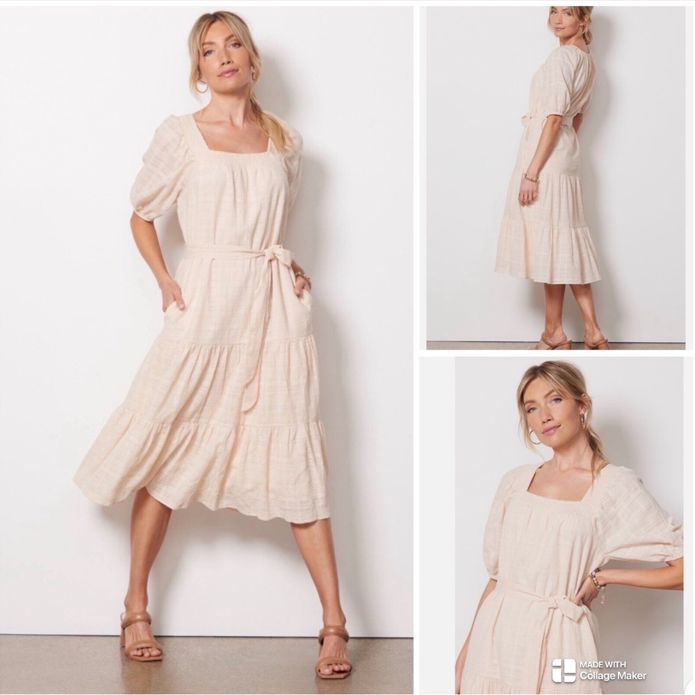 Evereve Cotton midi dress